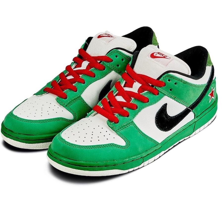 Nike Sb Dunk Low Heineken 2023 Release Date 2