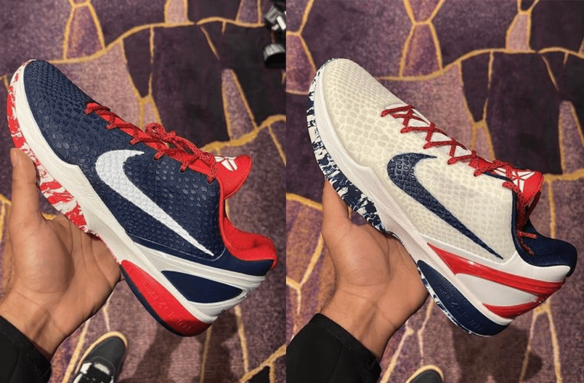 Close Up Look At The Player Exclusive Nike Kobe 6 Protro "Team USA"