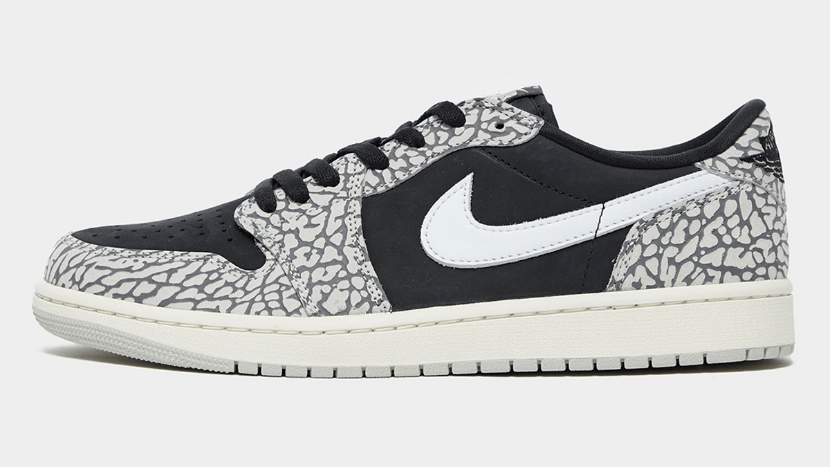 The Air Jordan 1 Low Brings Back The Black Cement