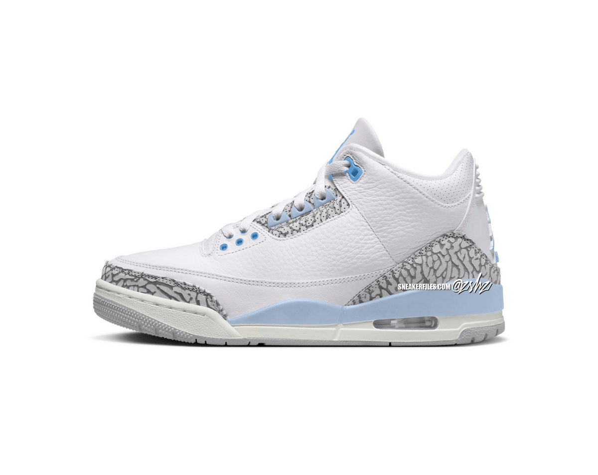 The Air Jordan 3 “Hydrogen Blue” Arrives January 2025