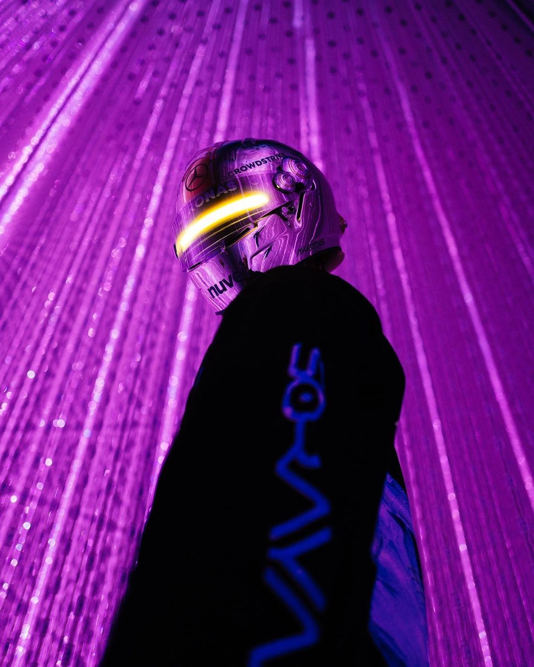 Lewis Hamilton Teams Up with Artist Hajime Sorayama