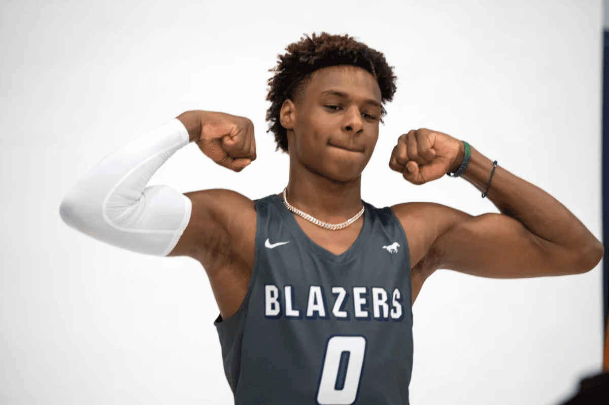 Nike Signs Bronny James