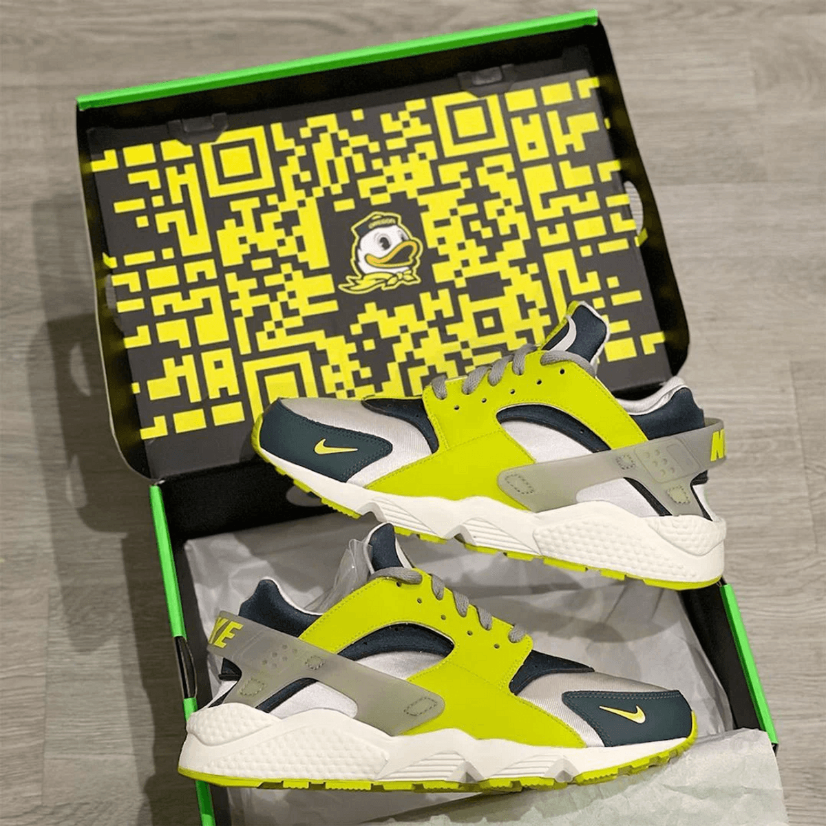 Exclusive Nike Air Huarache PE Arrives at The University Oregon's Athletic Department