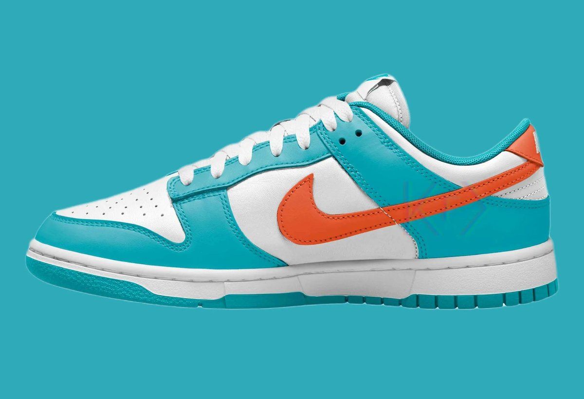 TheSiteSupply Images Nike Dunk Low Miami Dolphins D V0833 102 Release Info