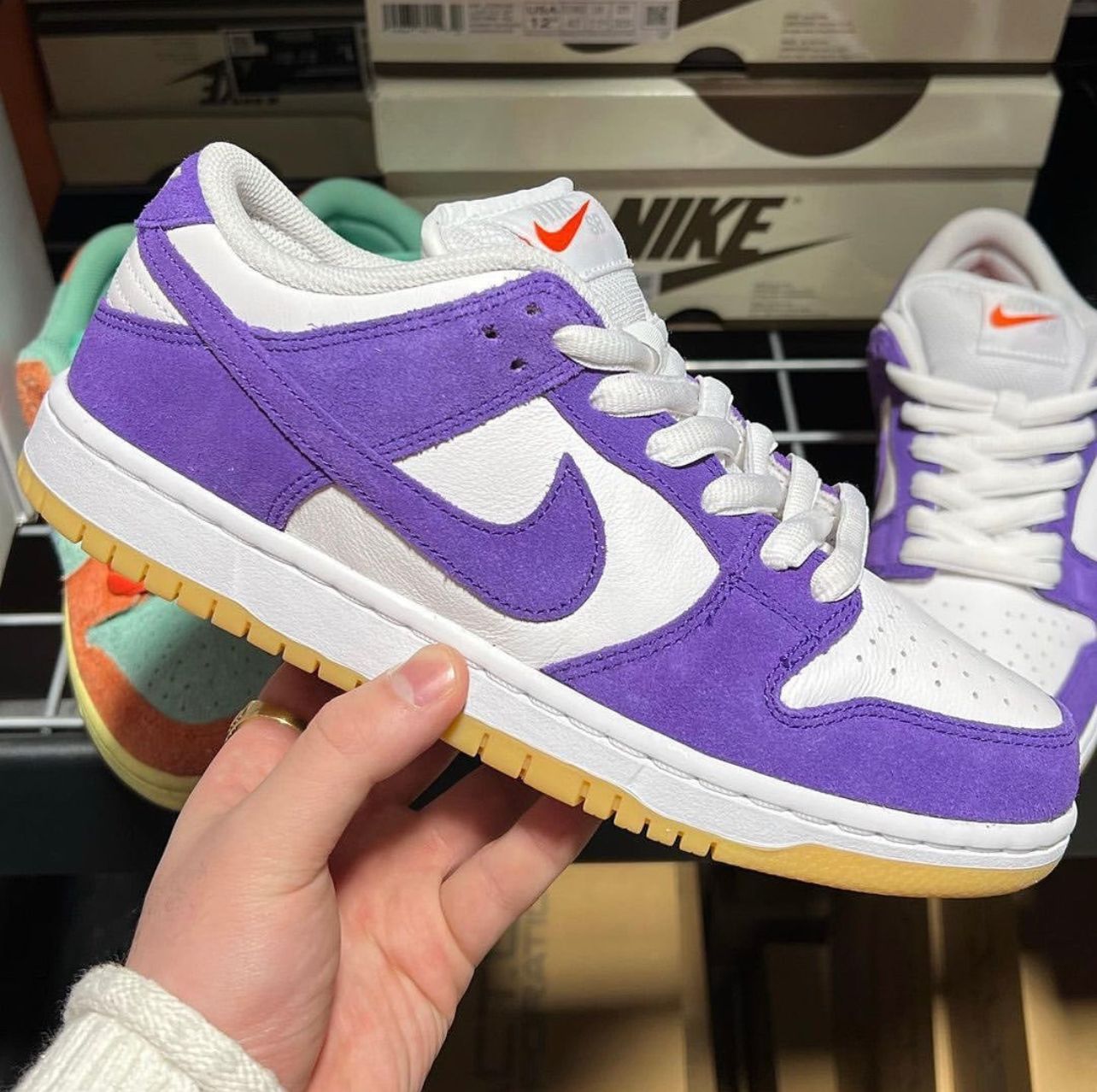 Nike SB Dunk Low Purple Suede