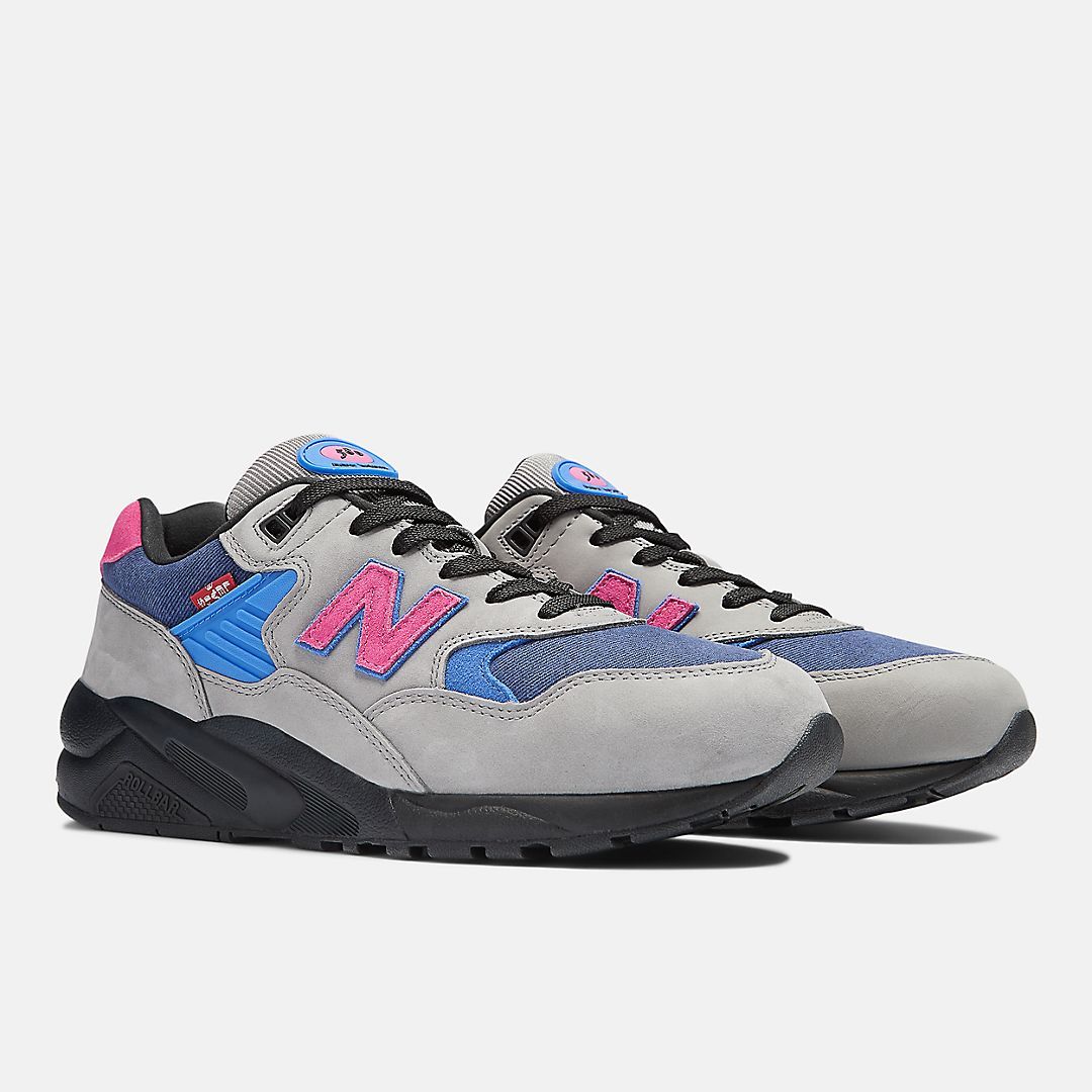 Levi’s x New Balance 580 Grey/NavyMagenta MT580LV2 Release Info
