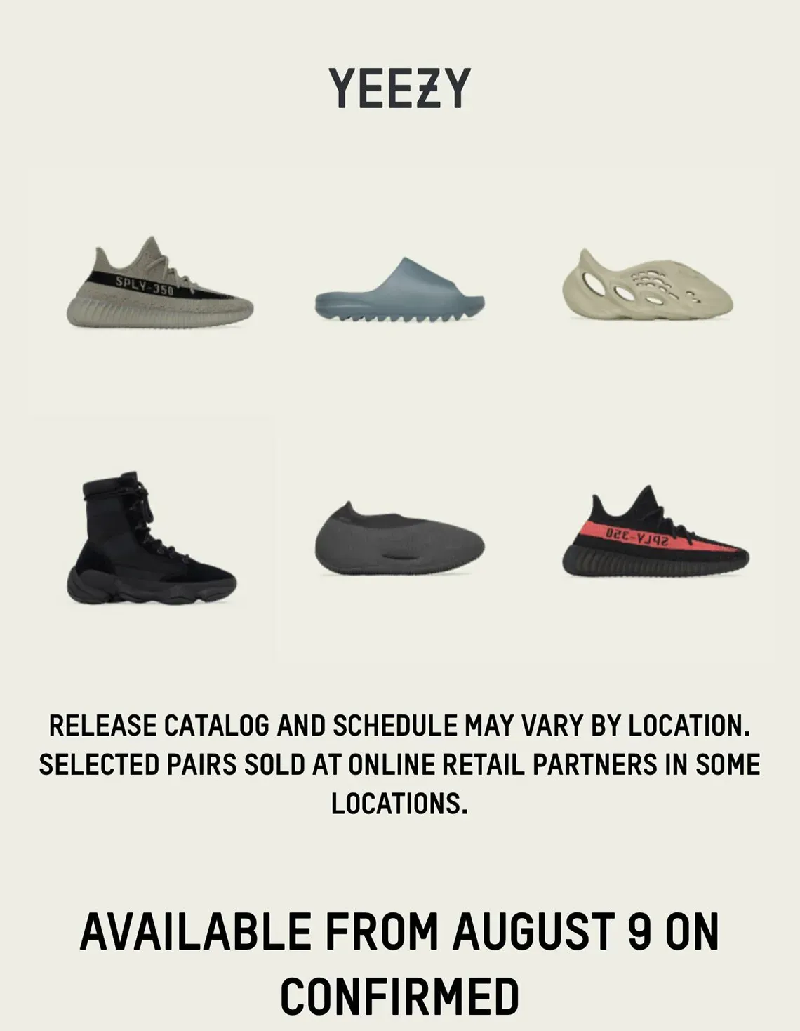 TSS Images Adidas Yeezy August 9 2023 Releases 1