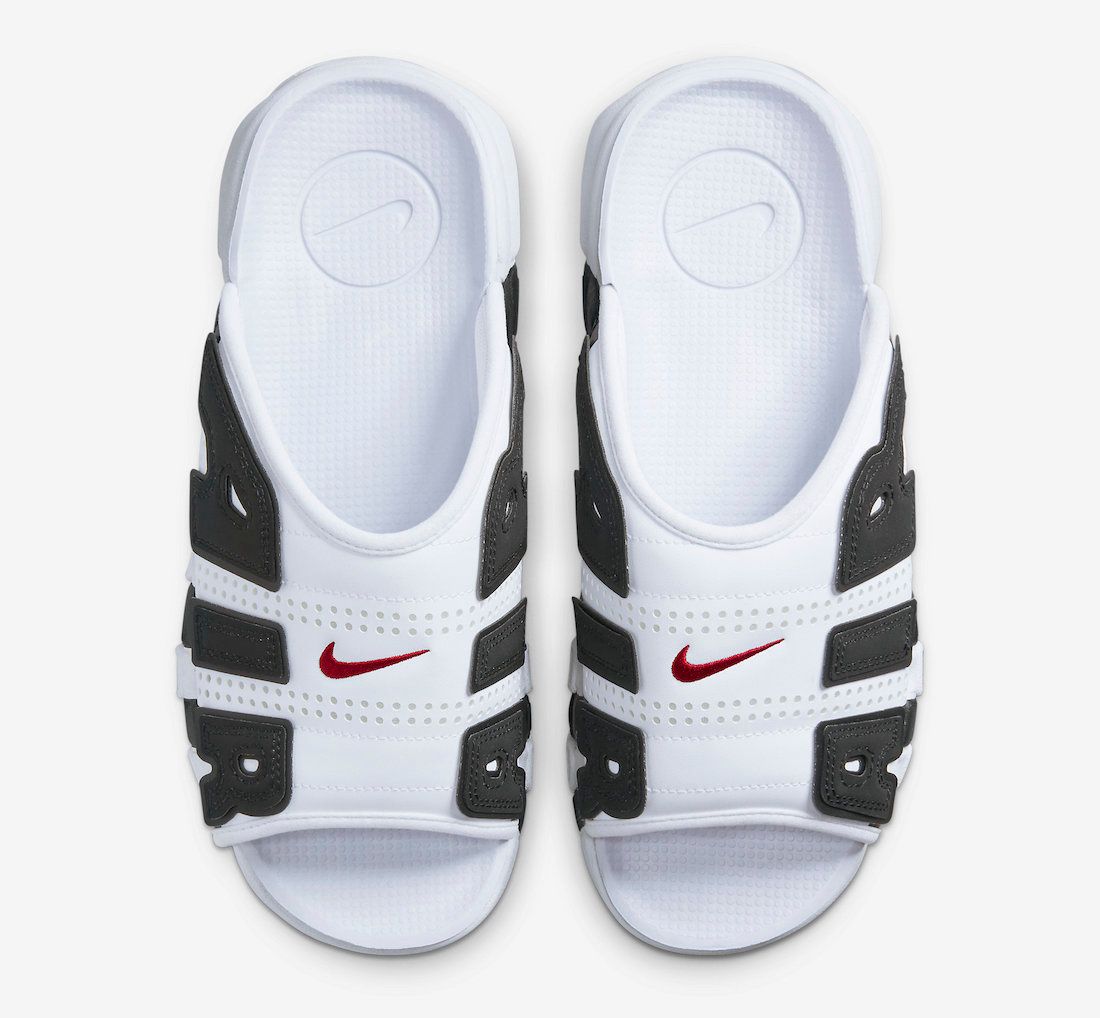 Nike Air More Uptempo Slide Black White