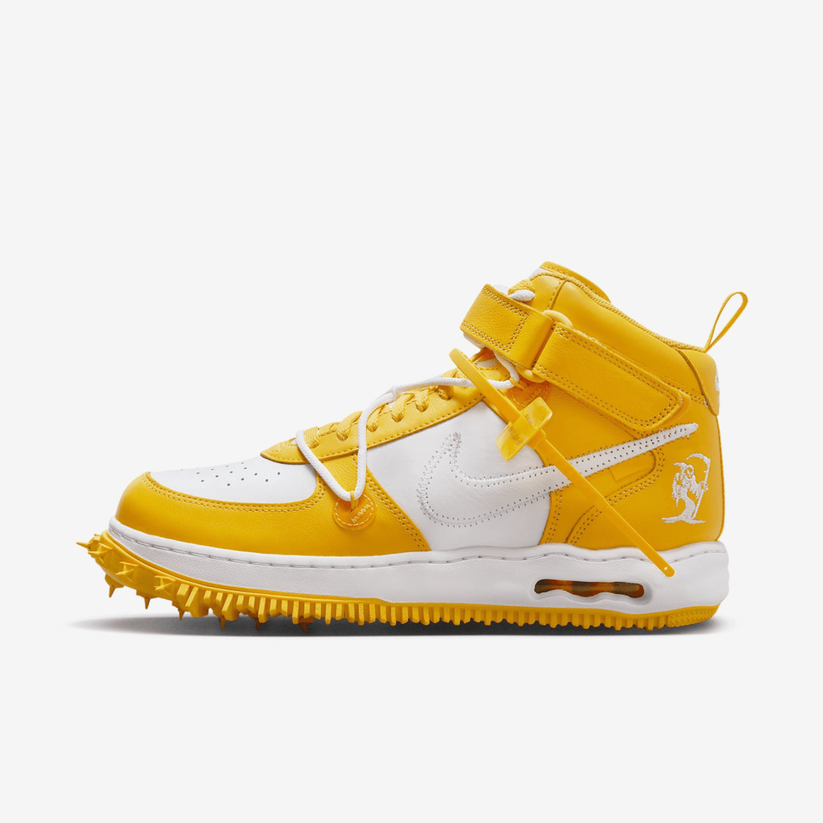 Off-White x Nike Air Force 1 Mid SP Varsity Maize