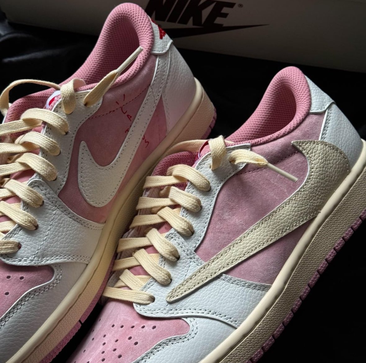 Travis Scott x Air Jordan 1 Low OG Shy Pink Release Info