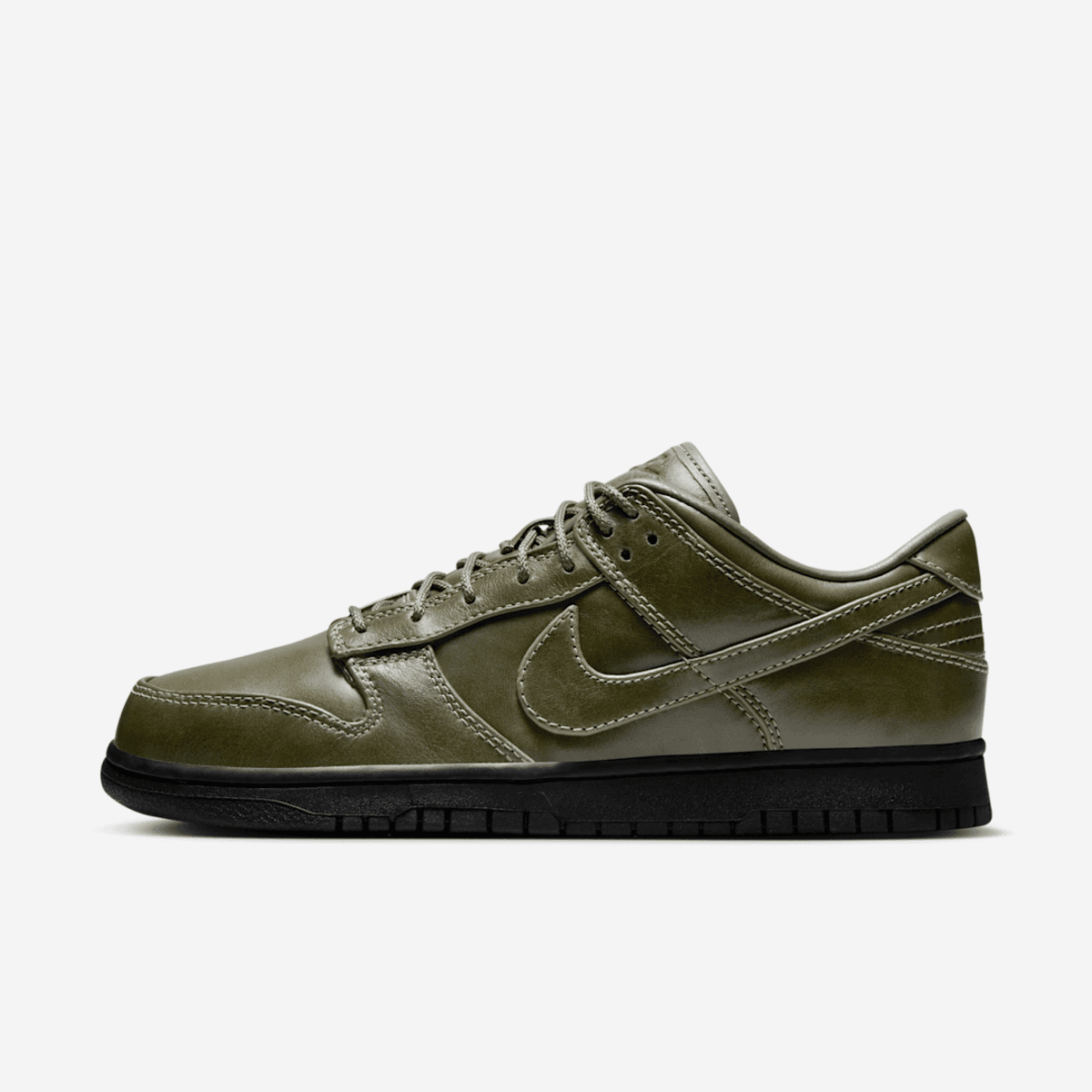 Image of Nike Dunk Low Retro Premium Army Olive Black