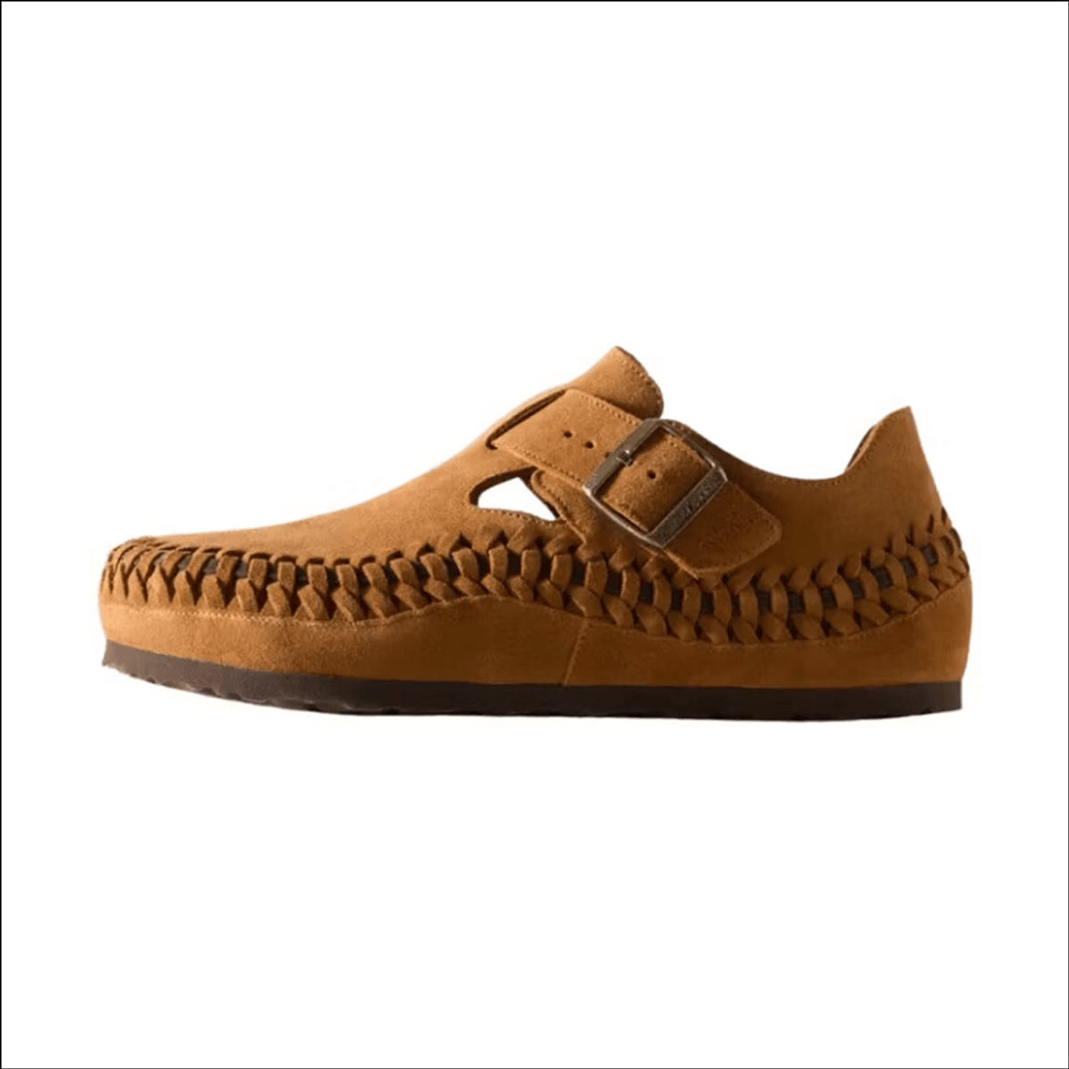 Kith x Birkenstock London Braided Shearling Mink