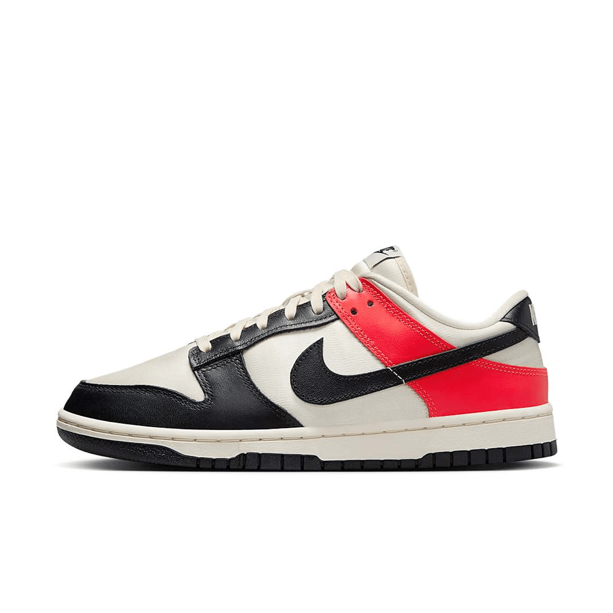 Nike Dunk Low Black Toe Bright Crimson (W)