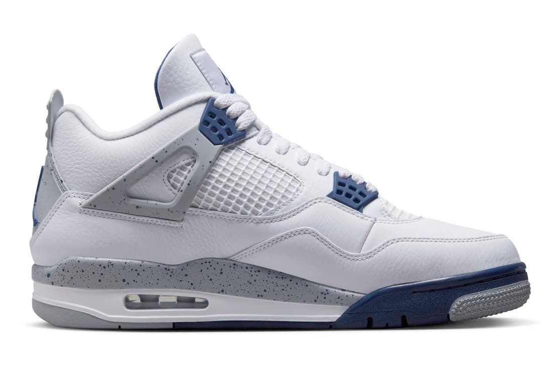 Air Jordan 4 White Midnight Navy 7