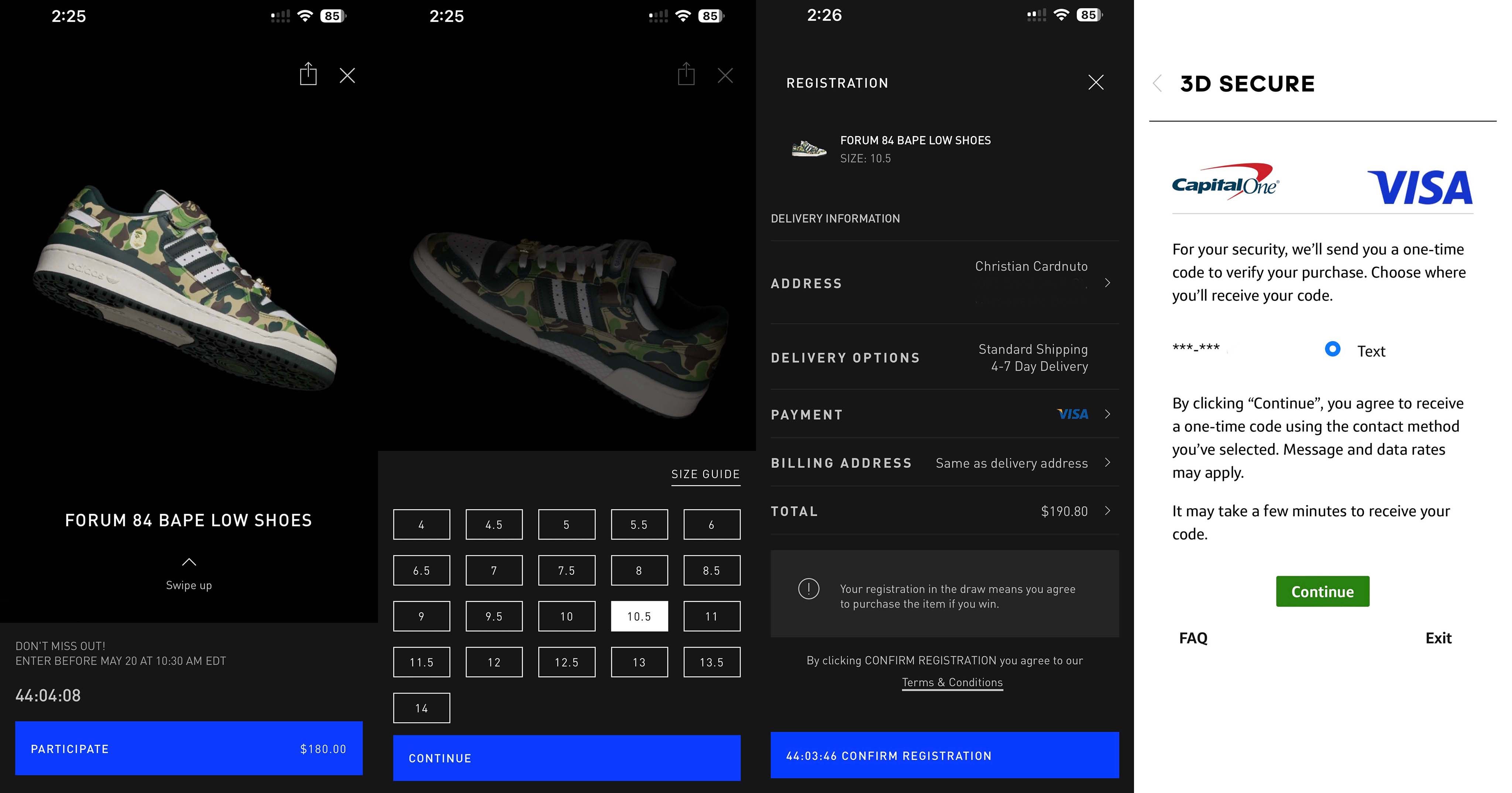 adidas confirmed app