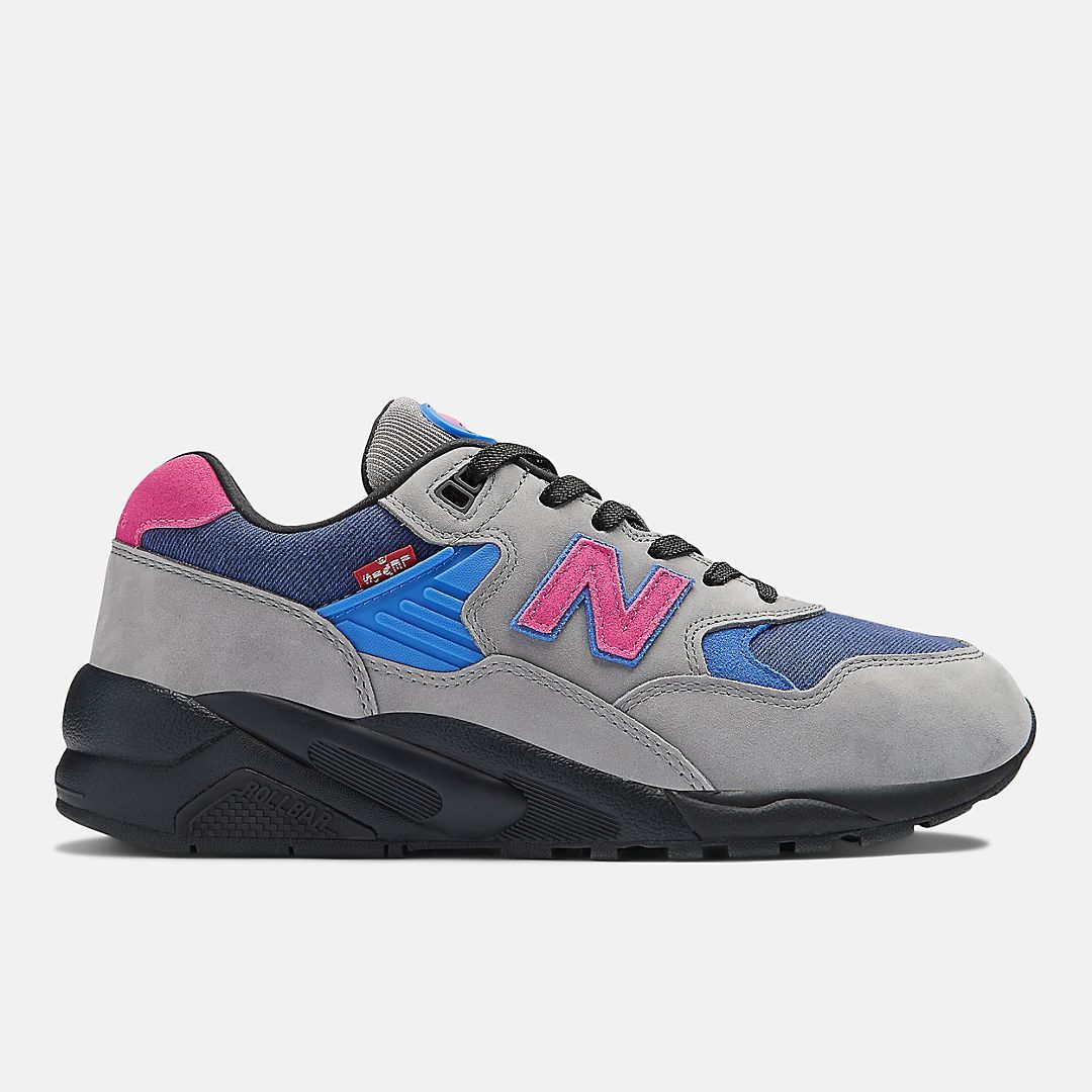 Levi’s x New Balance 580 Grey/NavyMagenta MT580LV2 Release Info