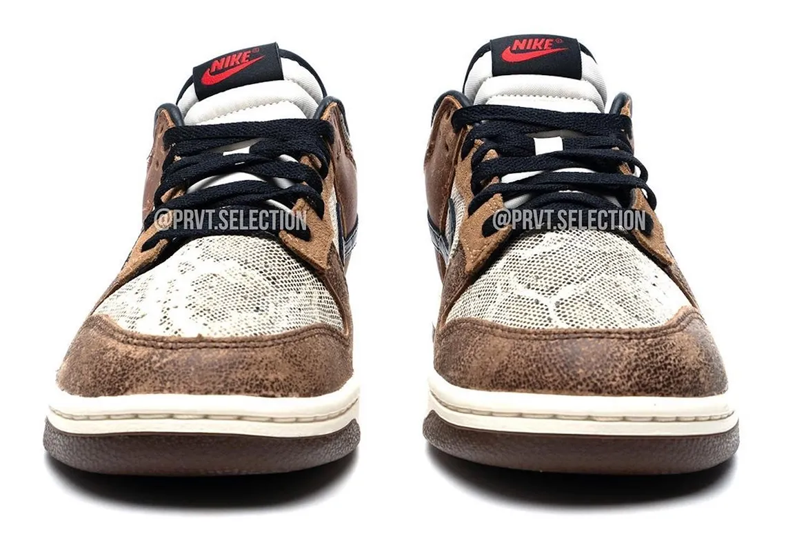 Nike Dunk Low Co Jp Brown Snakeskin 2