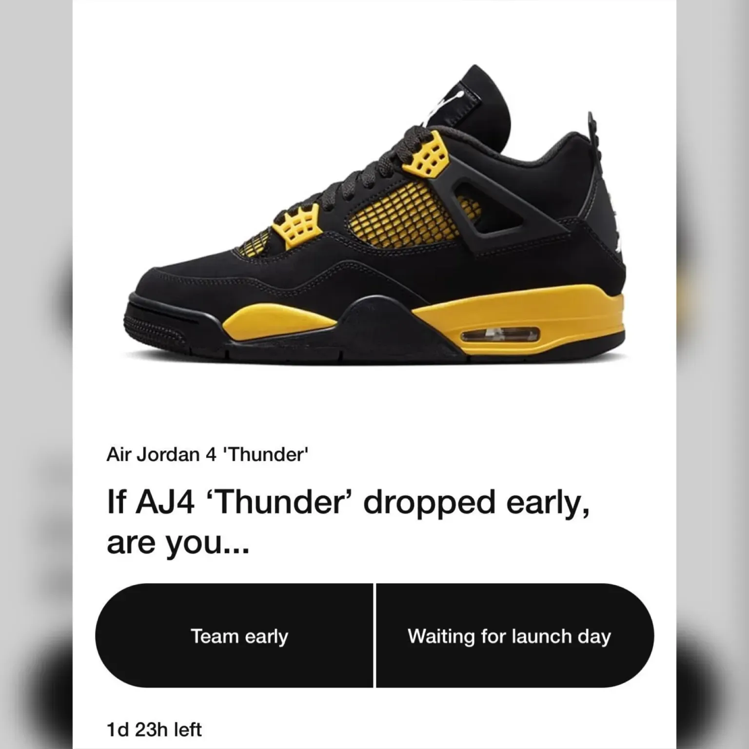 THUNDER POLL SNKRS