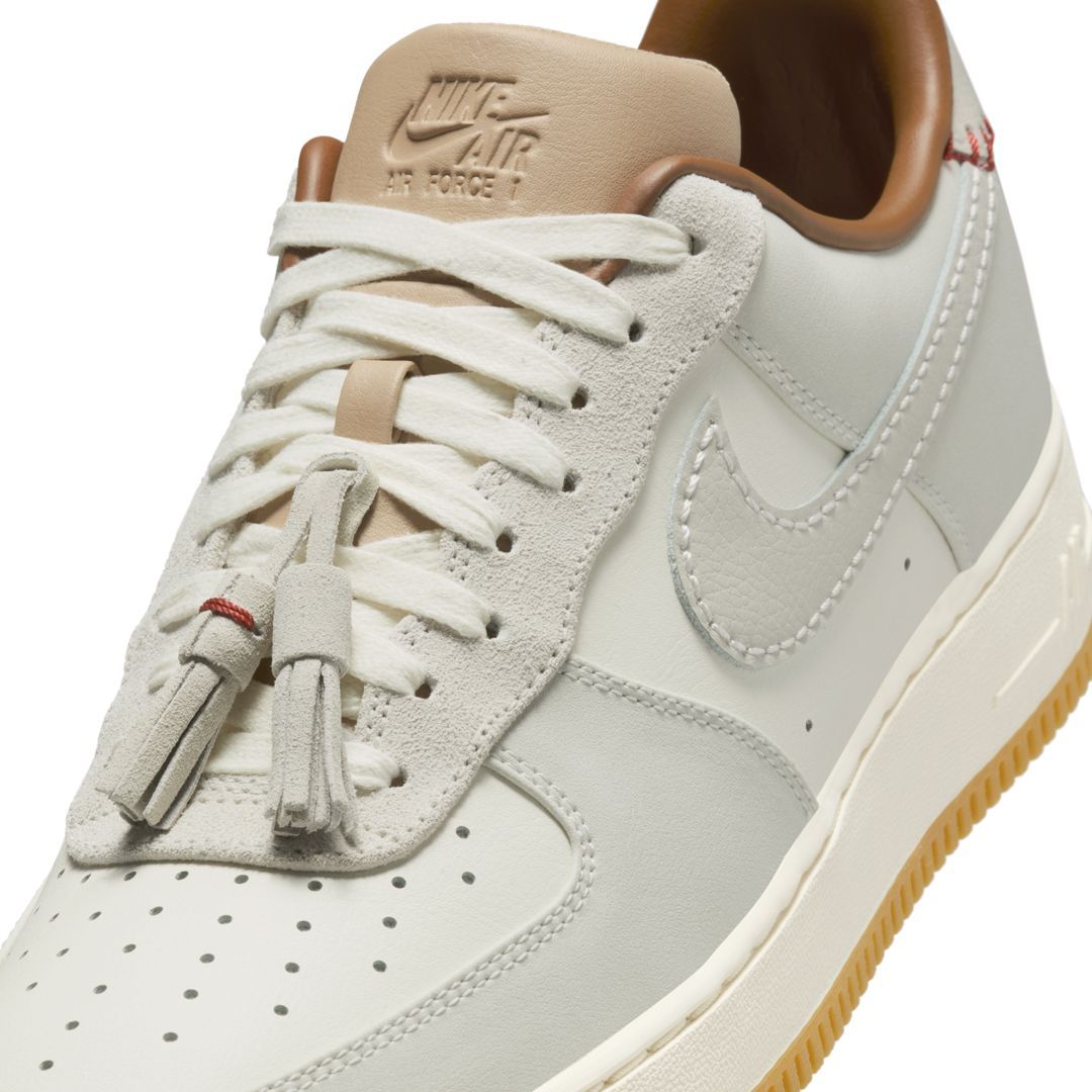 Nike Air Force 1 Low Tassels Light Bone HF5697-001 Release Info