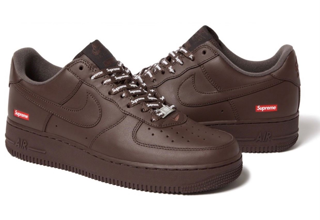 Supreme x Nike Air Force 1 Low “Baroque Brown” CU9225-200