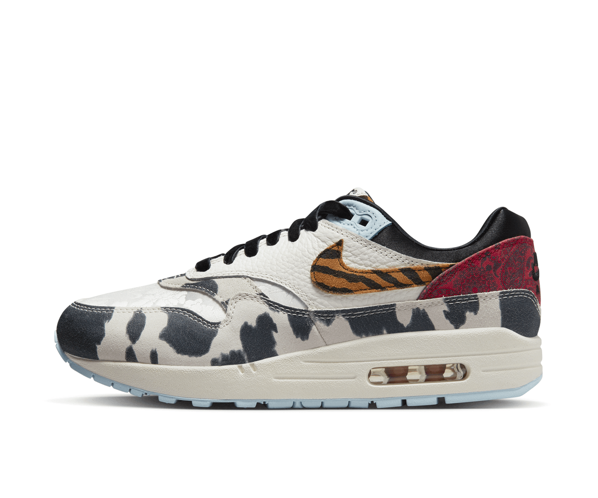 Nike Air Max 1 '87 Tiger Swoosh Cow Print (W)