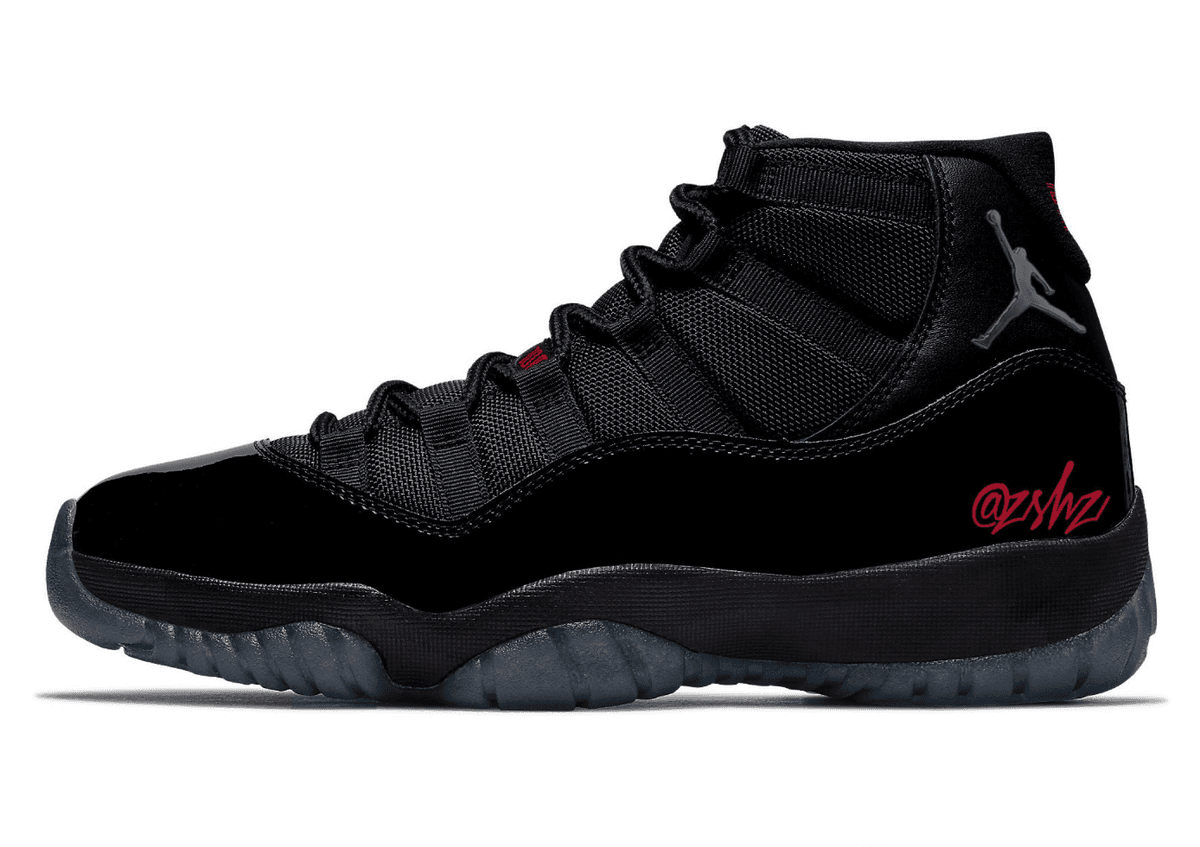 Air Jordan 11 “Black Red Grey” Arrives December 2025