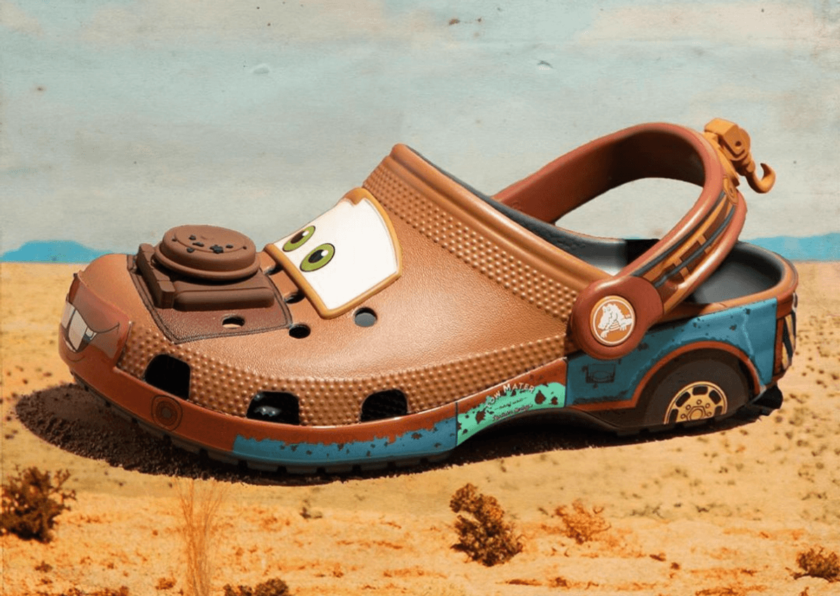 The Pixar x Crocs Classic Clog Mater Releases October 17th