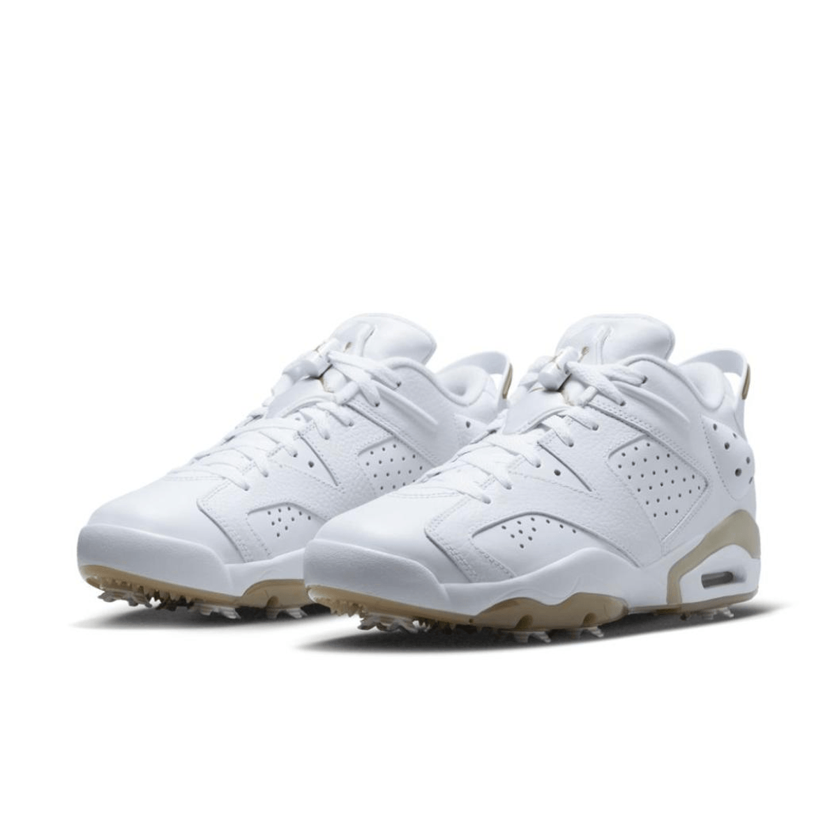 Jordan Brand Looks To Expand Their Golf Collection With The Air Jordan 6 Low Golf White/Khaki