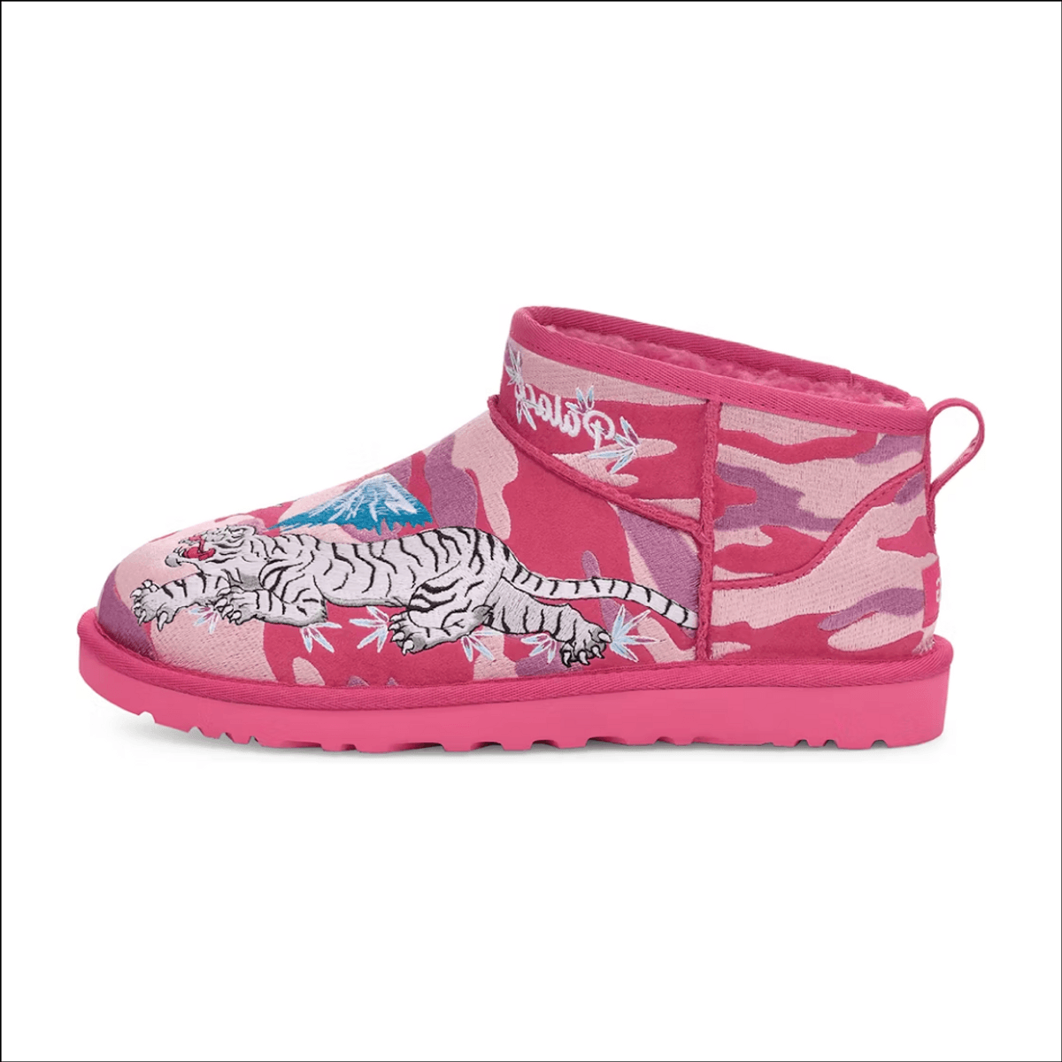 Palace x UGG Classic Ultra Mini Boot Pink Camo