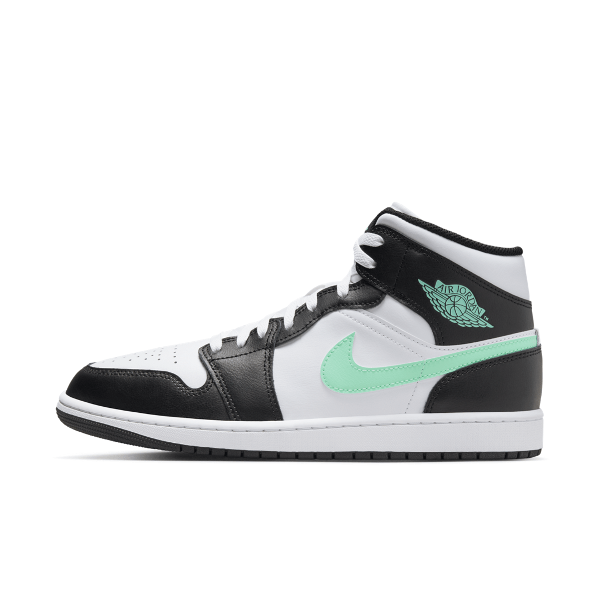 Air Jordan 1 Mid Green Glow