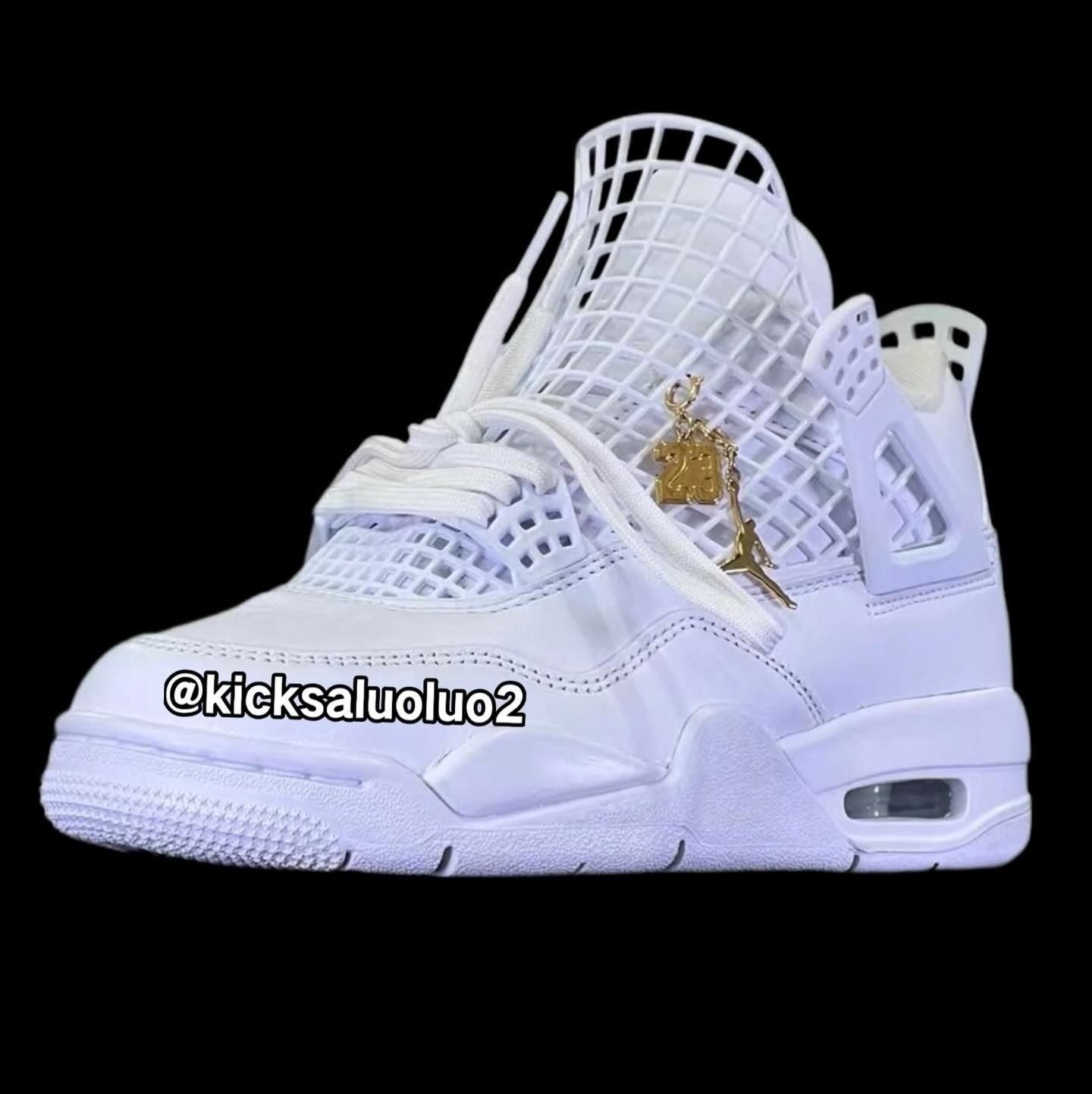 Air Jordan 4 NET “White” (W) FN7251-107 Release Info