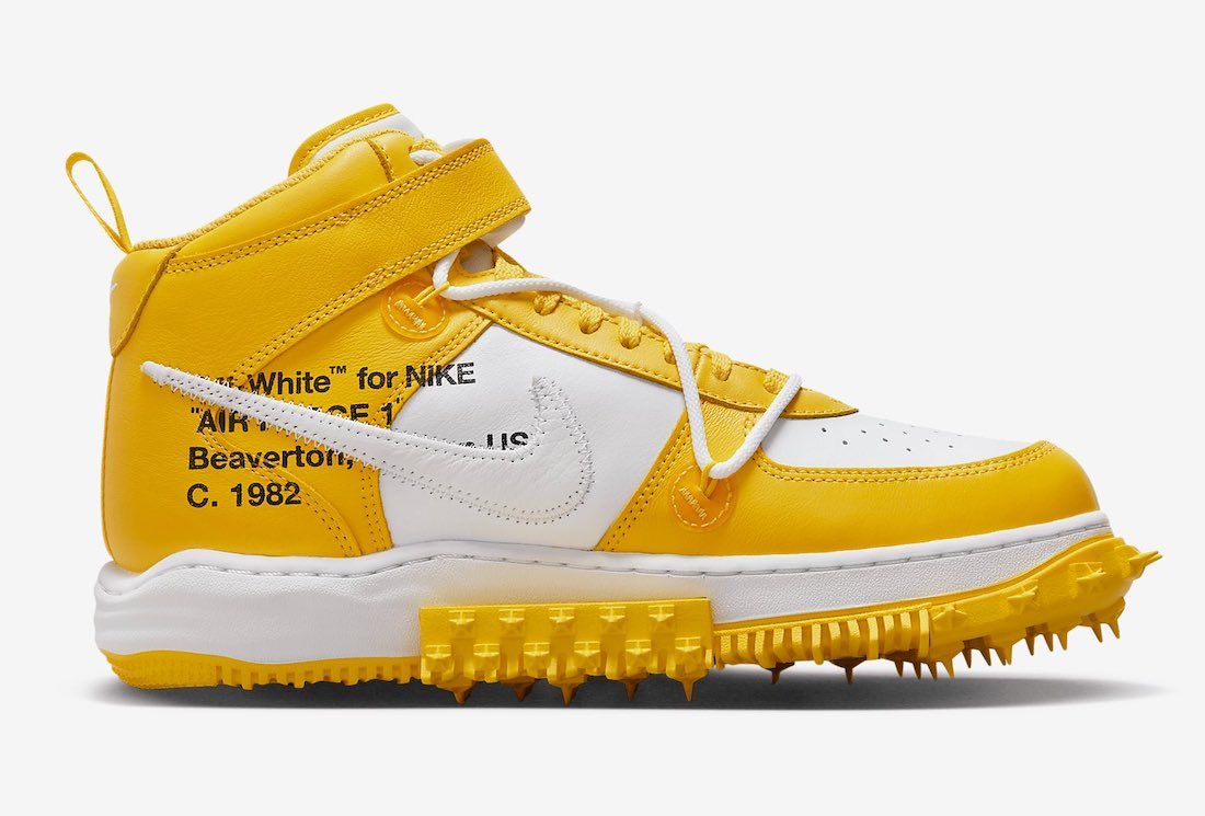 sitesupply.co Off White Nike Air Force 1 Mid Varsity Maize DR0500 101  Release Info
