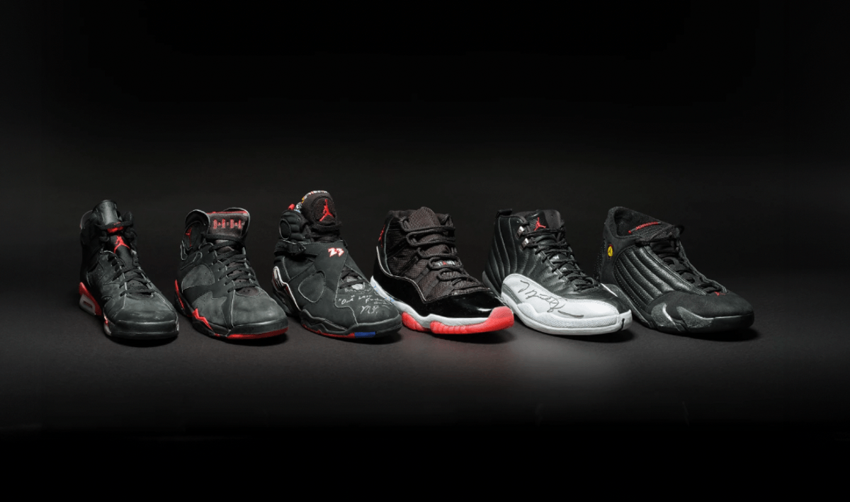 The Complete Set of Michael Jordan’s ‘Air Jordan’ Six Championship Sneakers Sells For $8 Million