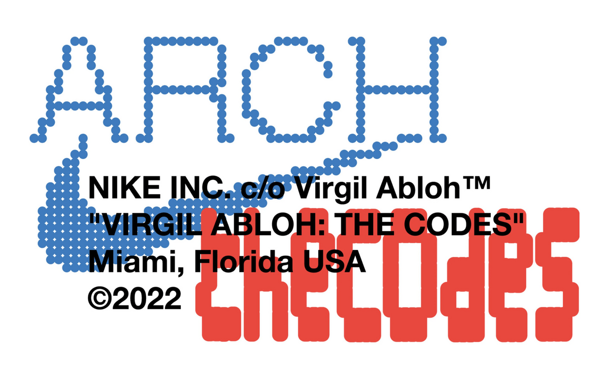 Nike Is Paying Homage To Virgil Abloh With New Codes Exhibition Located in Miami