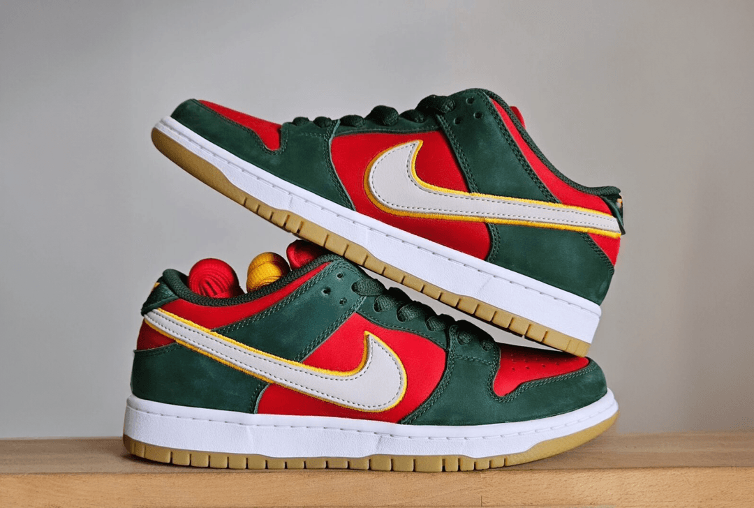 The Nike SB Dunk Low PRM “Seattle Supersonics” Arrives Holiday 2024