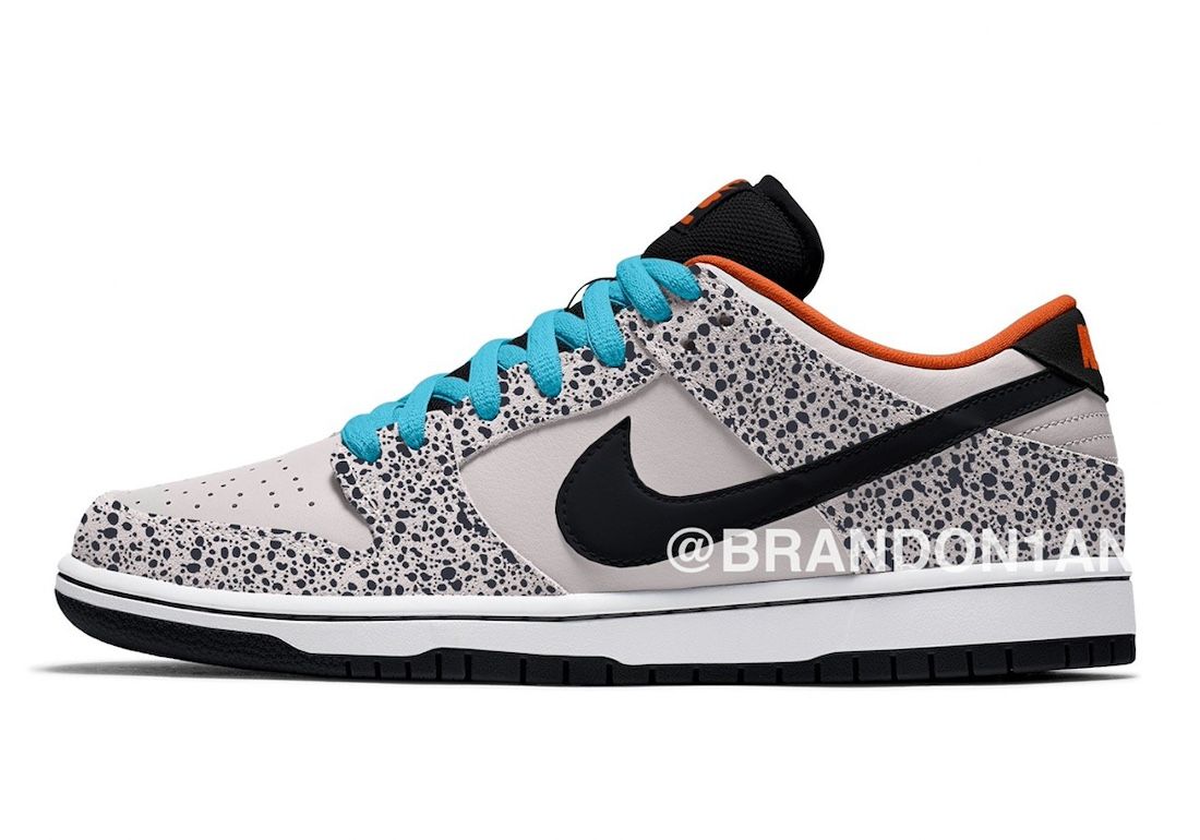 Nike Sb Dunk Low Safari Olympics FZ1233 002 Release Info