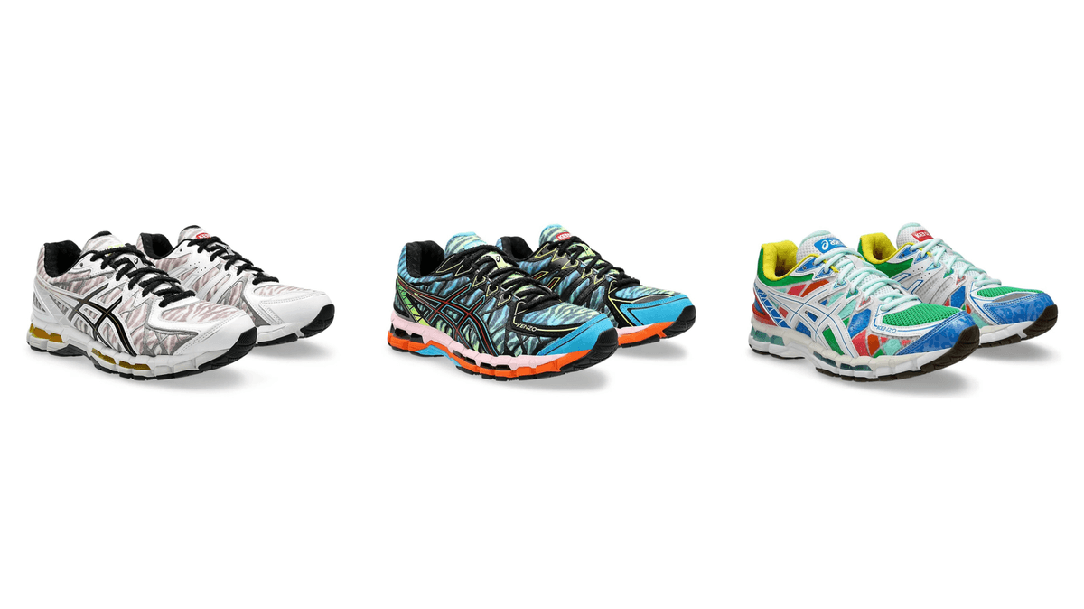 The Kenzo x ASICS GEL-Kayano 20 Collection Skates Into Spring 2024