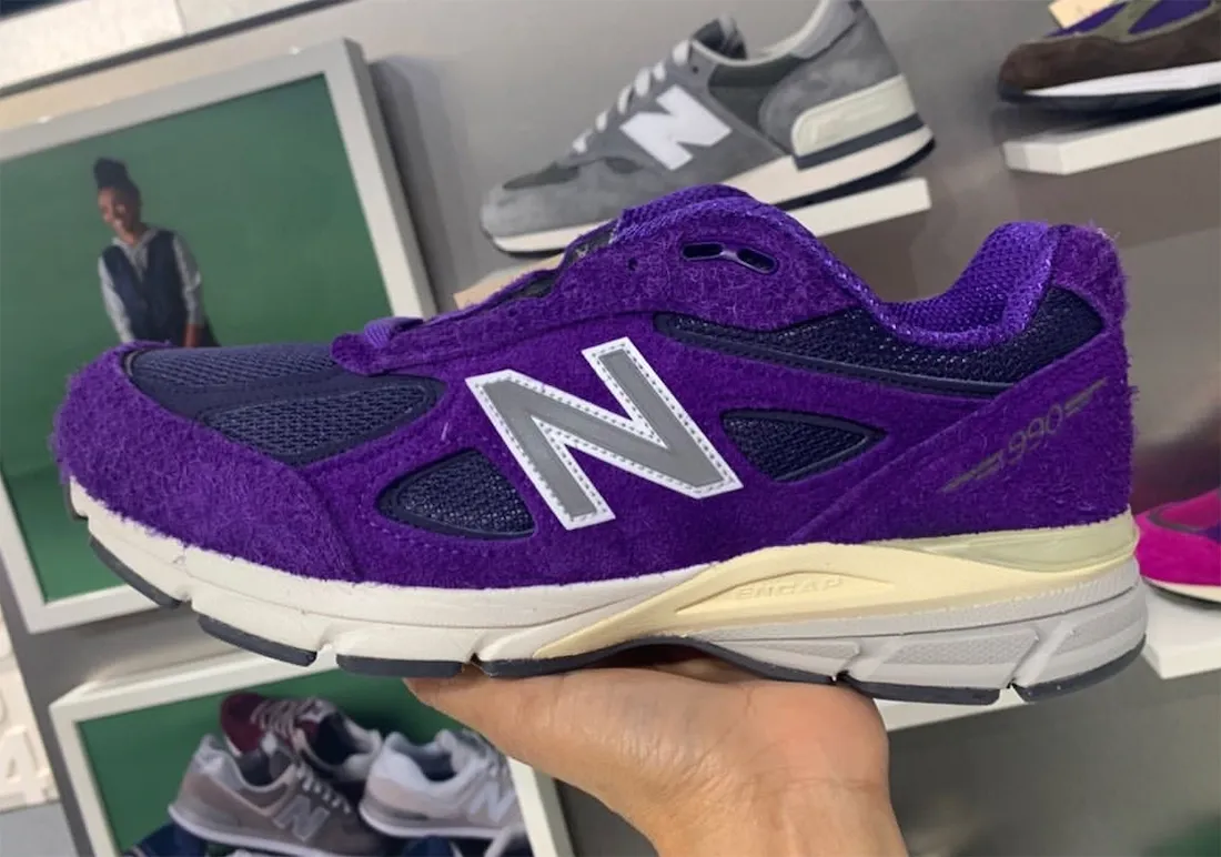 New Balance 990v4 Purple Suede 