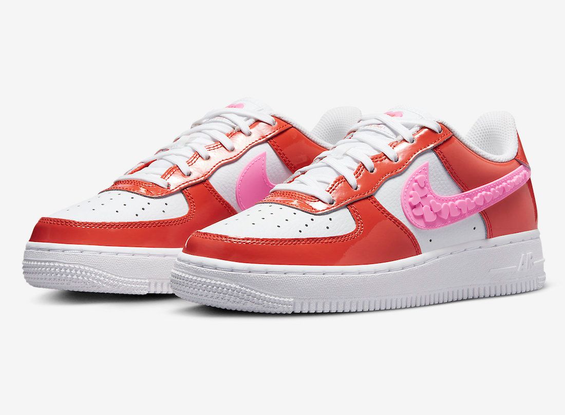 Nike Air Force 1 Valentines Day 2023 Gs F D1031 600 Release Date 4