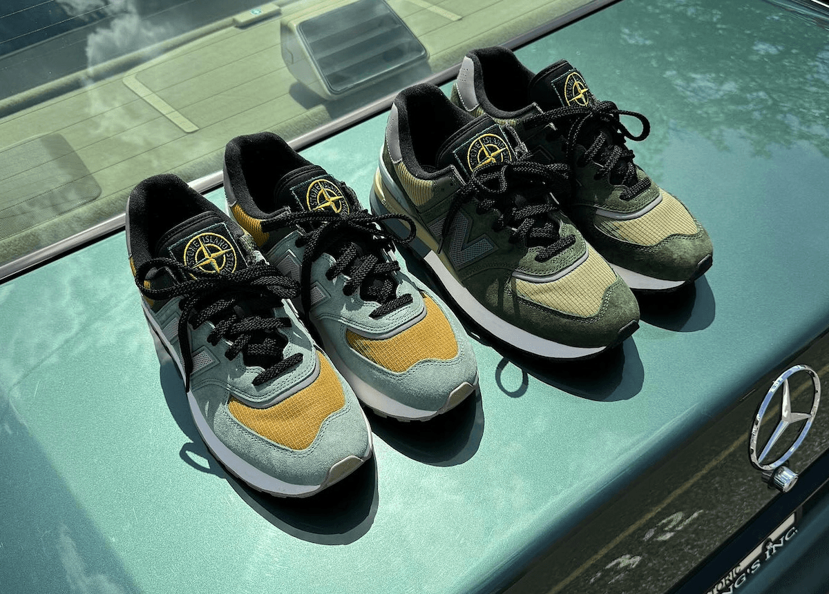 The Stone Island x New Balance 574 Legacy Pack Arrives June 2024