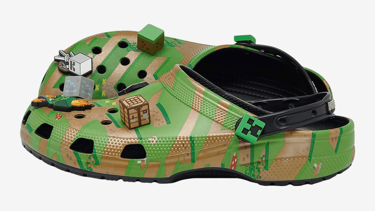 Open The Treasure Chest To Find The Minecraft x Crocs