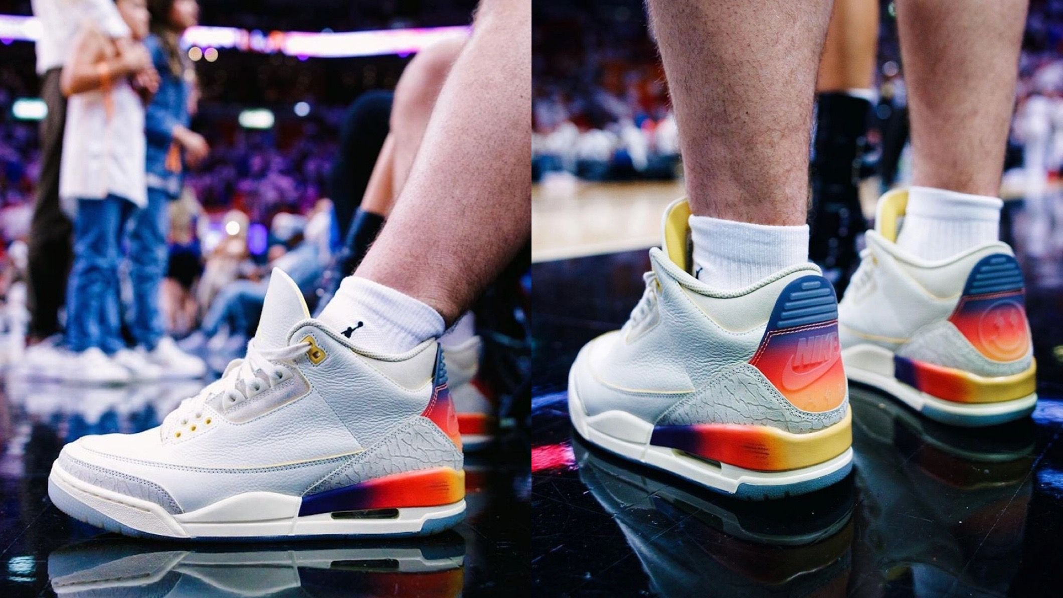 J Balvin Spotted Balling In Unreleased Pair Of His Air Jordan 3s