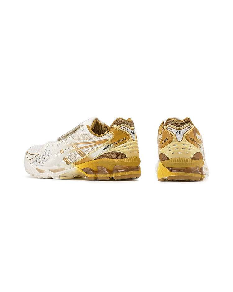 The Museum Visitor x ASICS Gel Kayano 14 White Gold 1203A528-100 Release Info