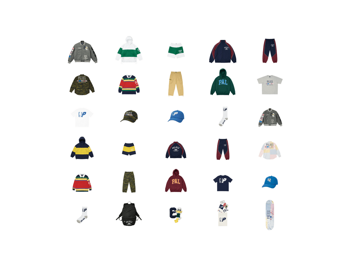 The Palace x GAP Clothing Collection Arrives March 2024