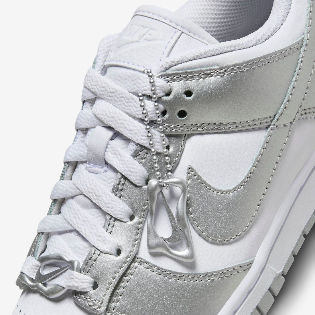 TheSiteSupply Images Nike Dunk Low Metallic Silver F V1311 100 Release Info