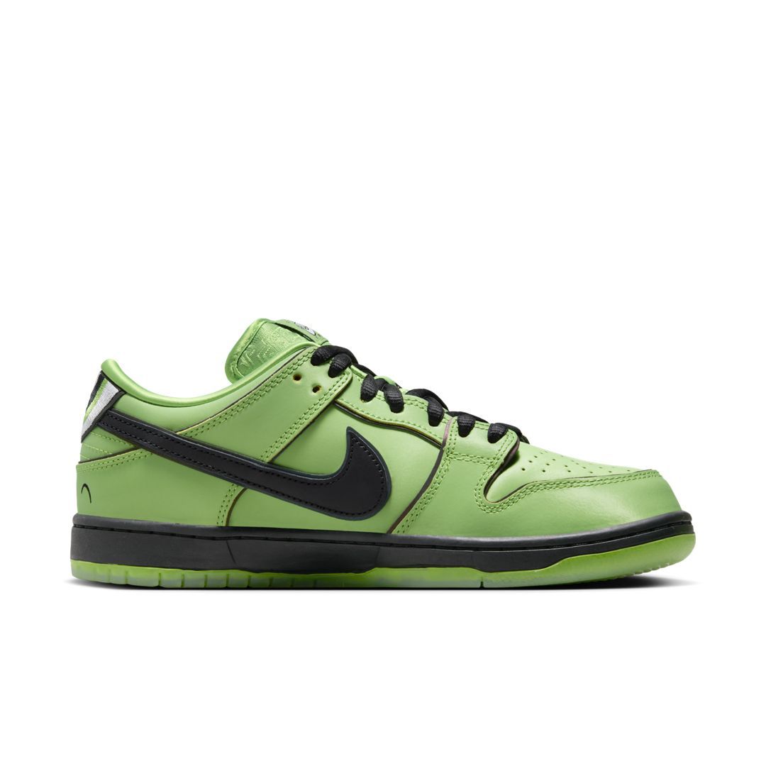 Powerpuff Girls Nike SB Dunk Low Buttercup FZ8319-300